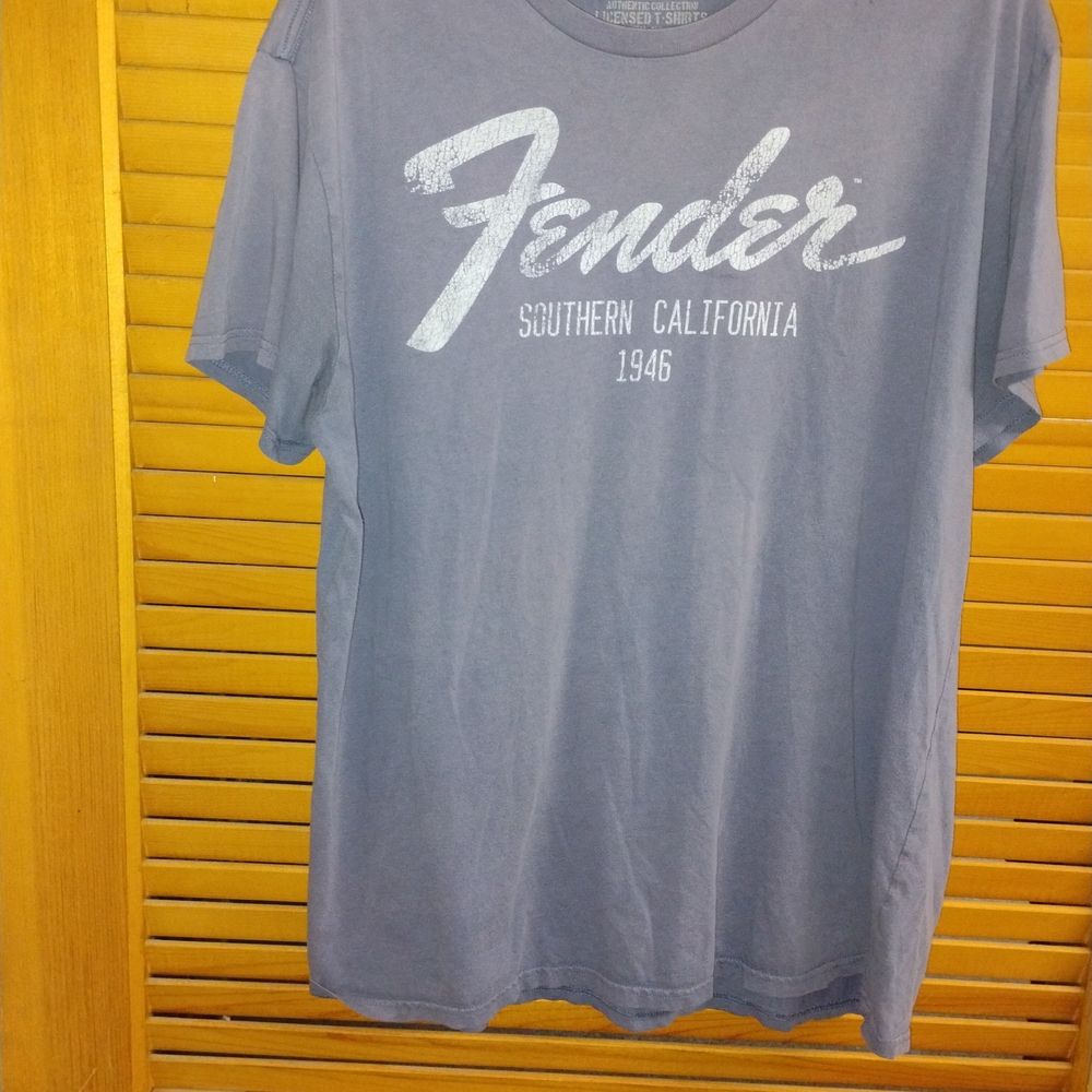 Fender Men's Blue Graphic Tee